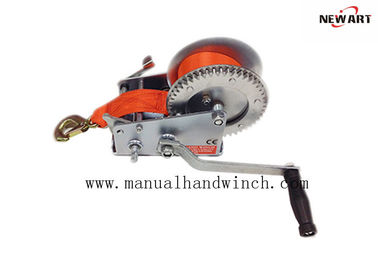 ประเทศจีน Color Strap 3000 Lb Manual Winch Hand Winch Mini Manual Winch พร้อมสายรัด ผู้ผลิต