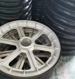 เส้นผ่านศูนย์กลางล้อขนาดใหญ่ Cable Pulley Block ตัวนำตัวนำ Triple Triple Sheaves ผู้ผลิต